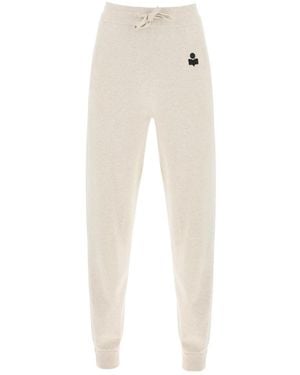 Isabel Marant Isabel Marant Étoile Kira Tapered Leg Track Pants - White