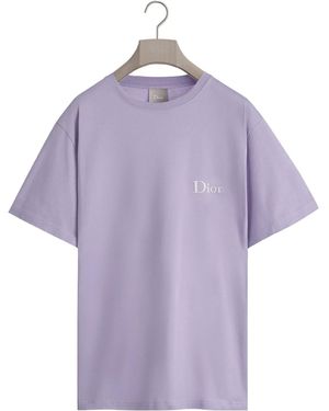 Dior T-Shirt With Embroidery, Relaxed Fit - Purple
