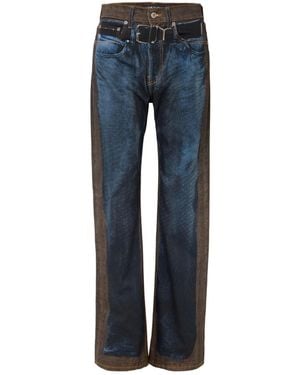 Y. Project High-Waisted Jeans - Blue