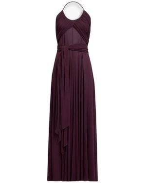 Alaïa Alaïa Soft Jersey Cross Dress - Purple