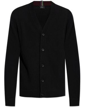 Paul Smith Merino-Wool Cardigan - Black