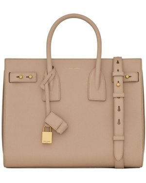 Saint Laurent Sac De Jour Supple Small - Natural