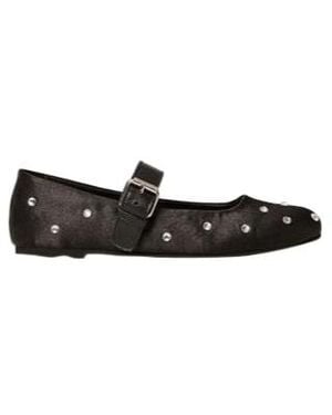 Twinset Rhinestone Flats - Black