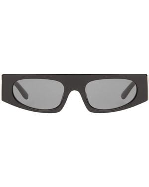 Dolce & Gabbana Solid Color Square Sunglasses - White