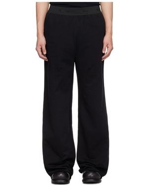 HELIOT EMIL Plannar Elastic Waist Sports Trousers - Black