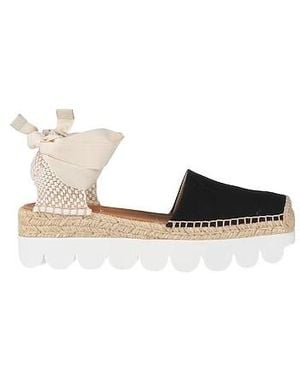 Marni Multicoloured Canvas Platform Espadrilles - Natural