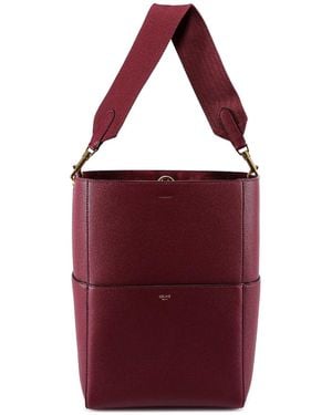 Celine Logo Handbag - Red