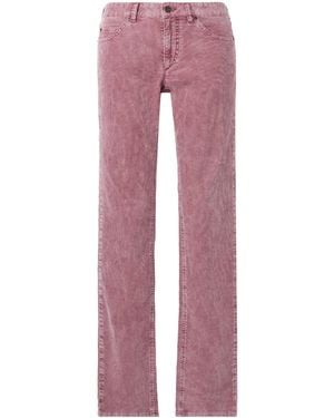Isabel Marant Leniya Cotton-Blend Corduroy Skinny Pants - Pink