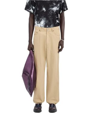 MM6 by Maison Margiela Straight Leg Trousers - Multicolour