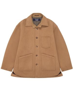 Comme des Garçons Long-Sleeve Jacket - Brown