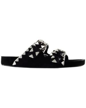 Isabel Marant Studded Sandals - Black