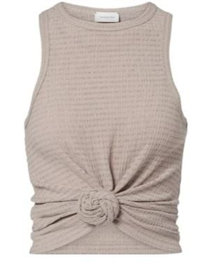 Magda Butrym Striped Top - Grey