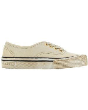 Bally Vintage-Effect Low-Top Sneakers - Natural