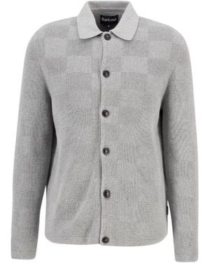Barbour Long-Sleeved Knitted Cardigan - Grey