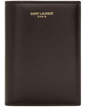 Saint Laurent Logo Wallet - Black