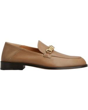 Tod's Chain Detail Loafers - Brown