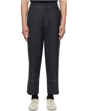 Adererror Pocket Casual Trousers - Black