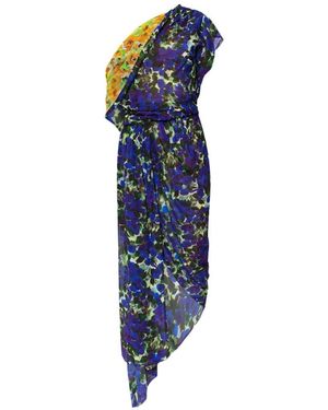 Dries Van Noten Print Dress - Blue