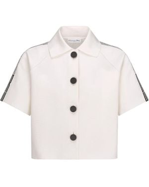 Dior Cropped Jacket - White