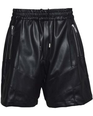 DSquared² Eco Leather Shorts - Black