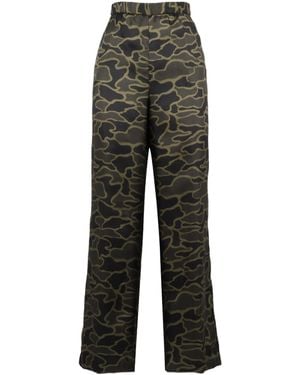 Aspesi Printed Casual Trousers - Grey