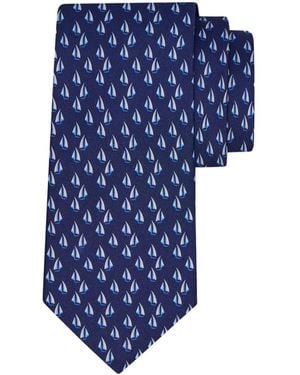 Ferragamo Ferragamo Nautical Print Tie - Blue