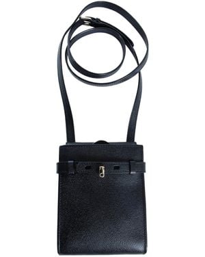 ショルダーバッグ・ポシェット Valextra Milano Media Shoulder Bag Valextra Milano Media Shoulder Bag in Black | Lyst