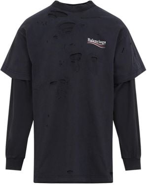 Balenciaga Long-sleeve t-shirts for Men | Online Sale up to Balenciaga Long-sleeve t-shirts for Men | Online Sale up to