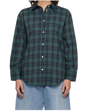 Rohe Plaid Shirt - Blue