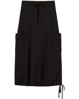 Twinset Drawstring Skirt - Black