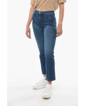 FRAME High-Rise 5-Pocket Jeans - Blue