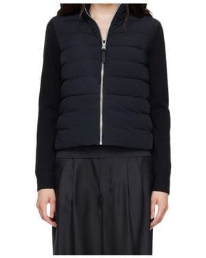 Mackage Gretel Hybrid Long-Sleeve Down Jacket - Black