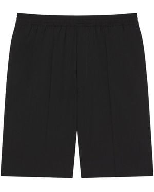 Givenchy Elasticated Waist Bermuda Shorts - Black