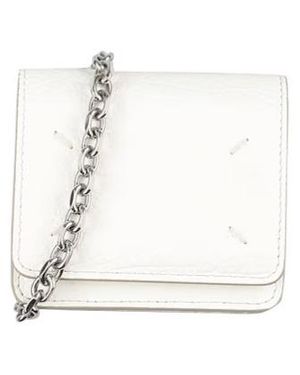 Maison Margiela Grainleather Shoulder Bag - White