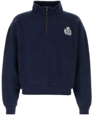 Sporty & Rich Long-Sleeve Sweatshirt - Blue