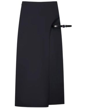 Coperni Self-Tie Belt Skirt - Blue
