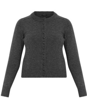 Rag & Bone Textured Button Cardigan - Black