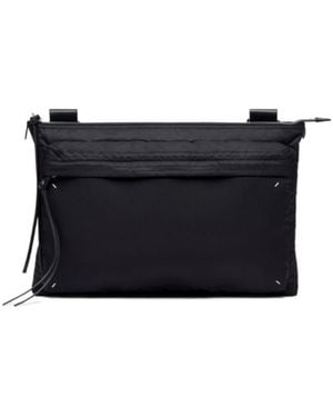 Maison Margiela Four-Stitch Zip Crossbody Bag - Blue