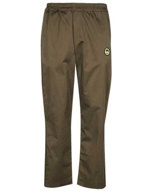 Barrow Elasticated-Waist Chino Trousers - Green