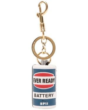 Anya Hindmarch Split Ring Keychain - White