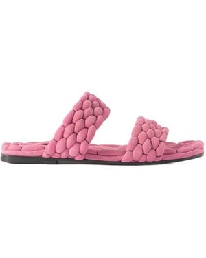 Dries Van Noten Woven Slippers - Pink