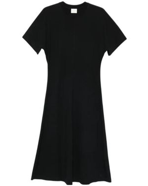 Closed Crew-Neck T-Shirt Midi Dress - Black