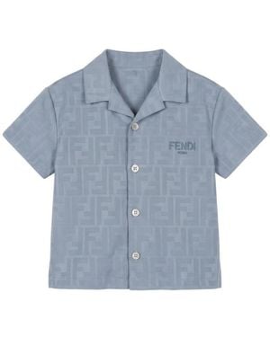 Fendi Short-Sleeved Shirt - Blue