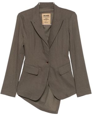 Uma Wang Kylie Single-Breasted Blazer - Brown