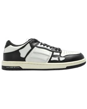 Amiri Lace-Up Low-Top Trainers - Black