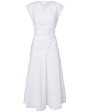 Veronica Beard Lisette Cotton-Blend Midi Dress - White