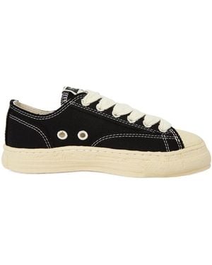 Maison Mihara Yasuhiro Roy Canvas Trainers - Black