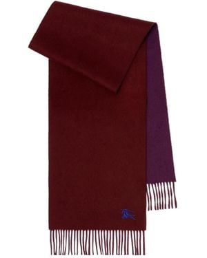 Burberry Reversible Cashmere Scarf - Red