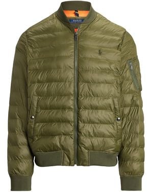 Ralph Lauren Padded Bomber Jacket - Green