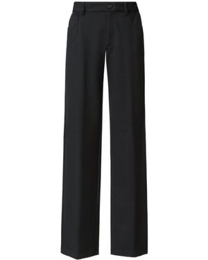 Fabiana Filippi Straight-Leg Five-Pocket Trousers - Black